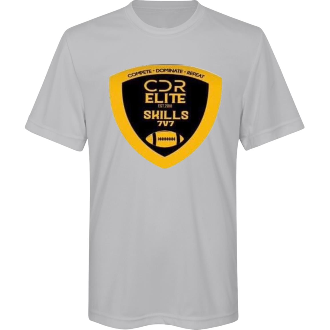**NEW** CDR Elite Youth Performance T-Shirt – "Work, Sweat, Win"