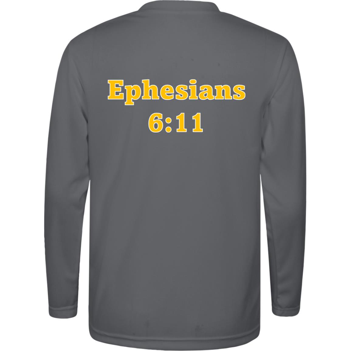 **NEW** CDR Elite Youth Performance L/S T-Shirt – Ephesians 6:11