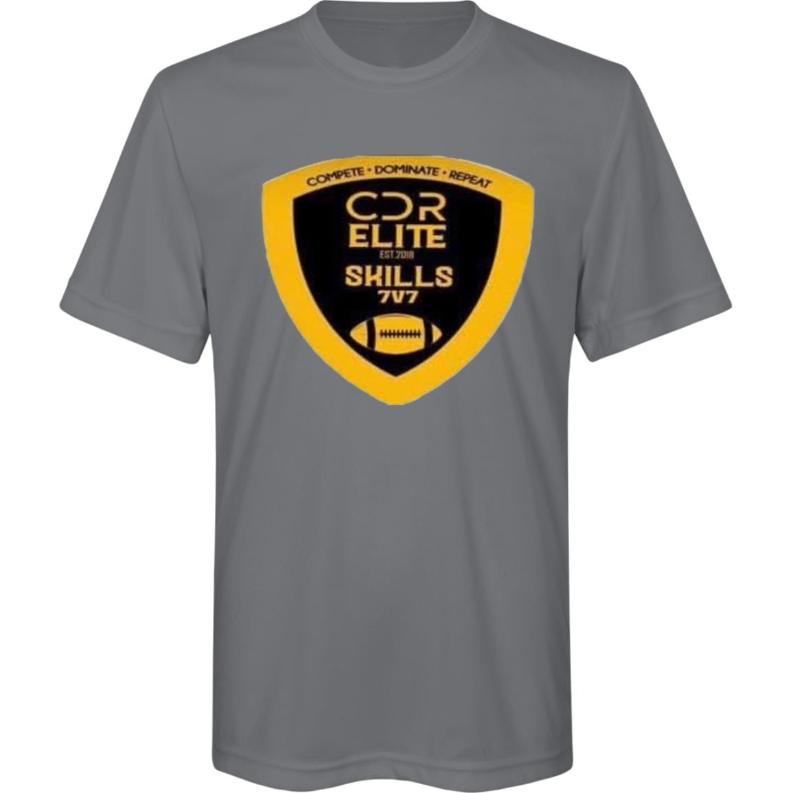 **NEW** CDR Elite Youth Performance T-Shirt – "Work, Sweat, Win"