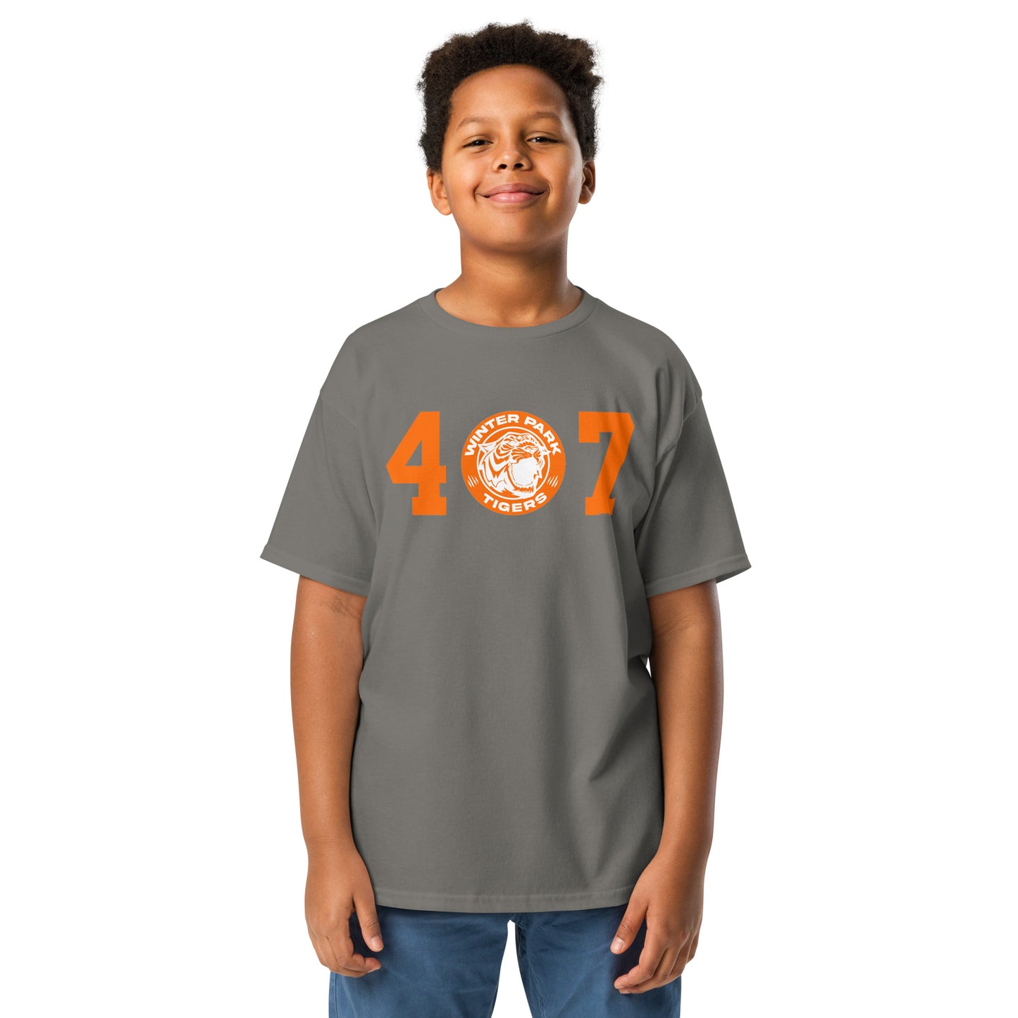 Winter Park Tigers "407" Logo Youth T-Shirt
