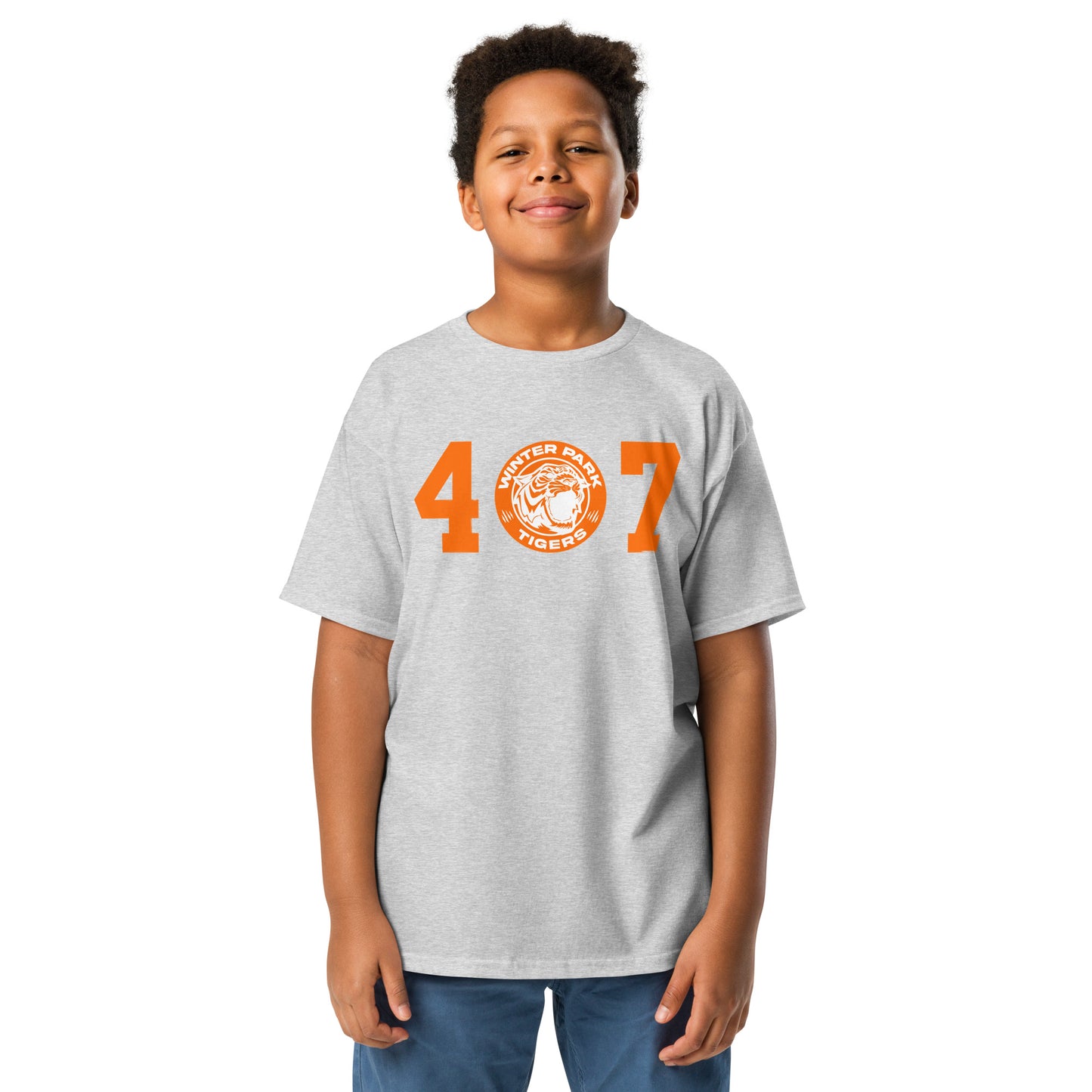 Winter Park Tigers "407" Logo Youth T-Shirt