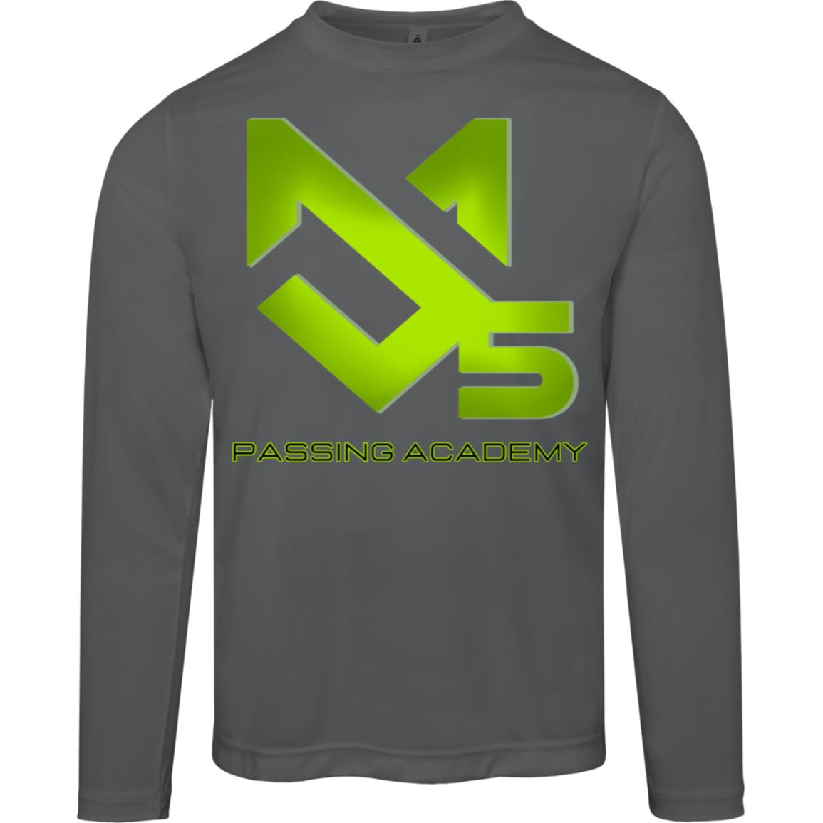 *NEW* Adult L/S Jake Medlock Passing Academy Moisture Wicking T in Neon Green