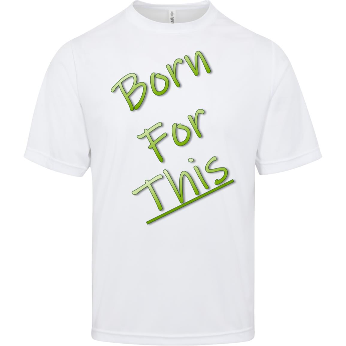 Born for This - JM5 Adult T-Shirt (Neon Green Logo)