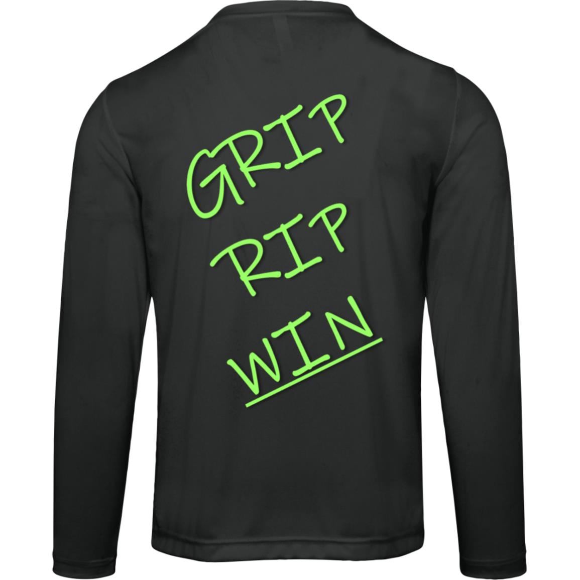 *NEW* Adult L/S Jake Medlock Passing Academy Moisture Wicking T in Neon Green