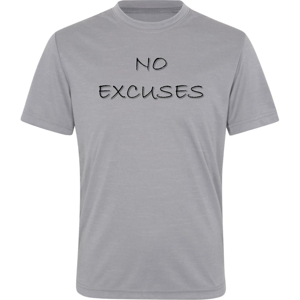 "No Excuses" Youth Athletic T-Shirt