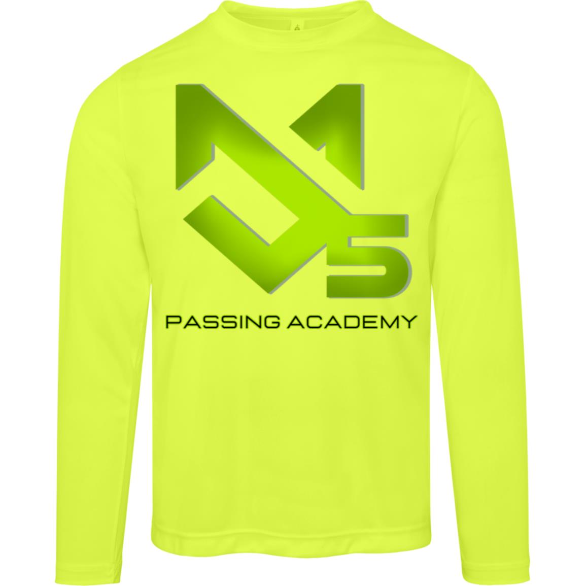 *NEW* Adult L/S Jake Medlock Passing Academy Moisture Wicking T in Neon Green