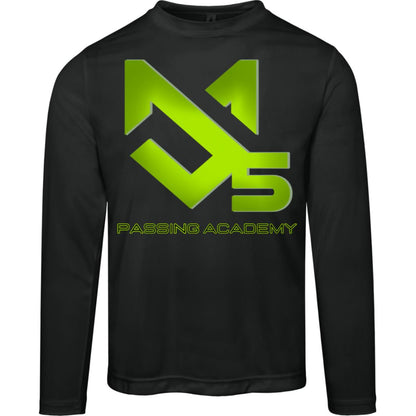 *NEW* Adult L/S Jake Medlock Passing Academy Moisture Wicking T in Neon Green