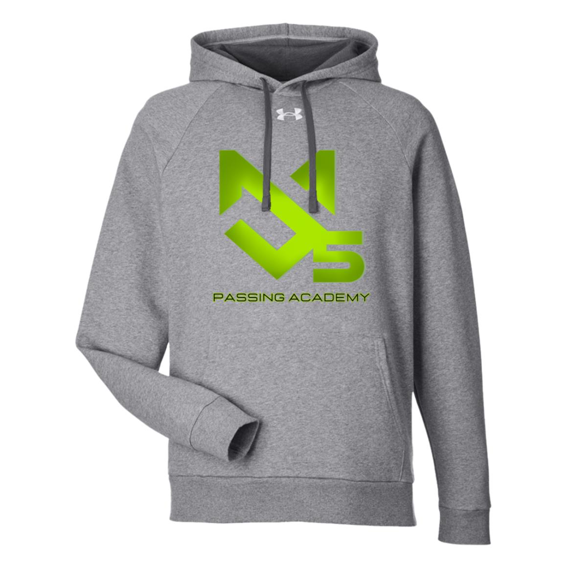 JM5 Under Armour® Adult Hoodie (Neon Green Logo)