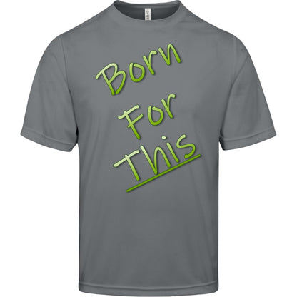 Born for This - JM5 Adult T-Shirt (Neon Green Logo)