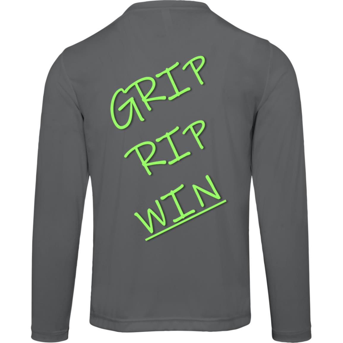*NEW* Adult L/S Jake Medlock Passing Academy Moisture Wicking T in Neon Green