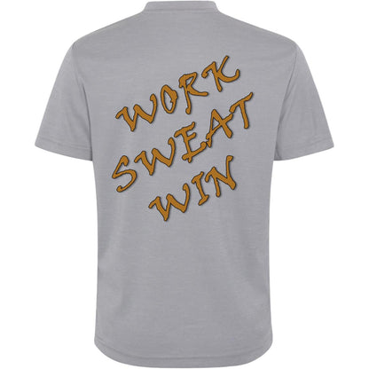 Winter Park Tiger's Football Youth Athletic T-Shirt "Work, Sweat, Win"