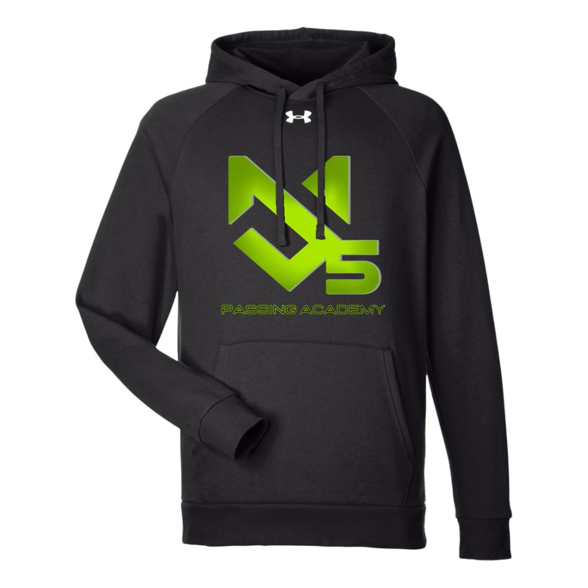 JM5 Under Armour® Adult Hoodie (Neon Green Logo)