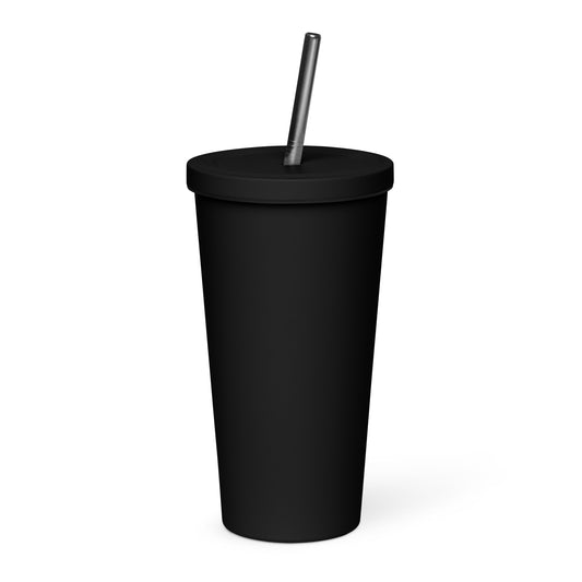 Insulated Florida Football Prep tumbler with a straw