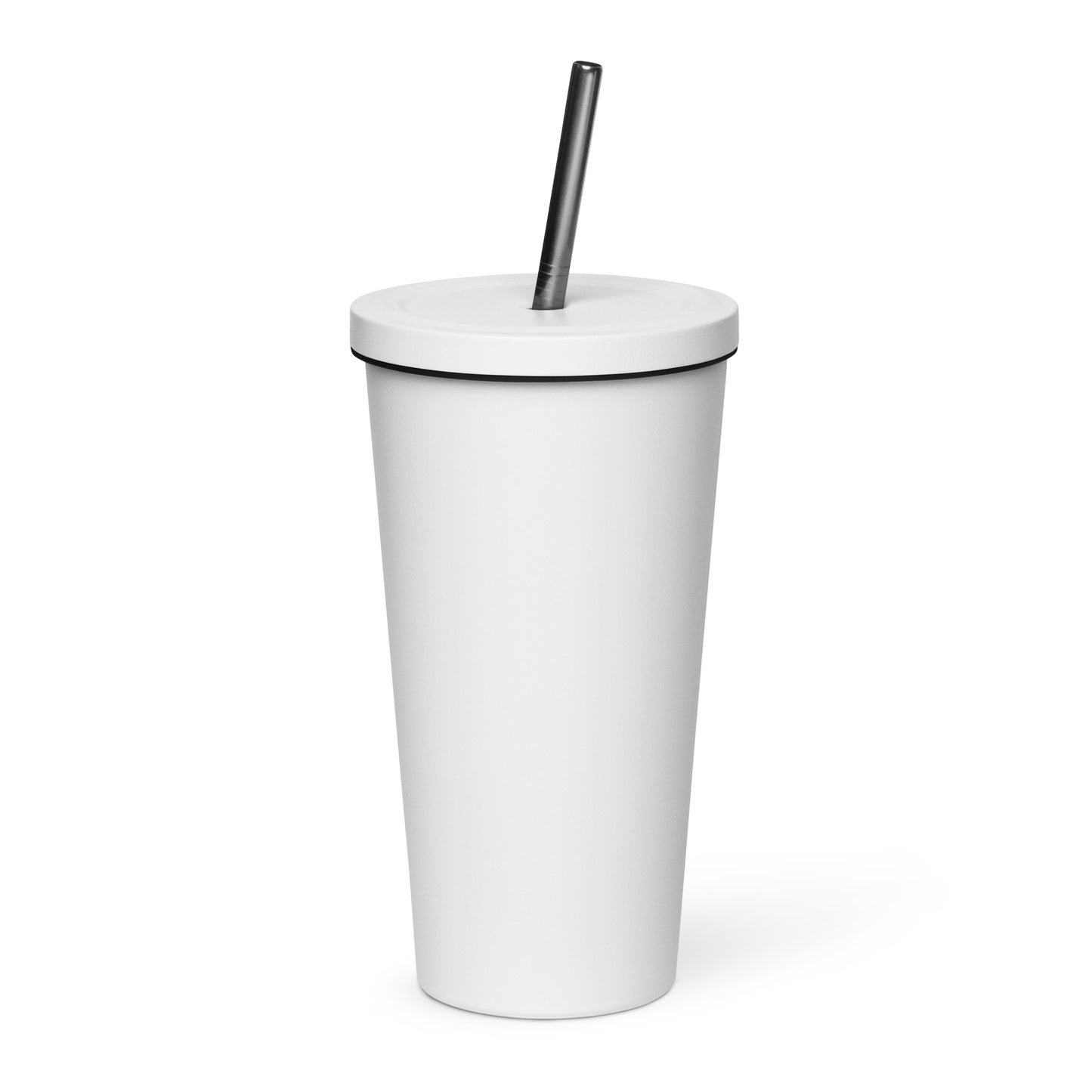 Insulated Florida Football Prep tumbler with a straw